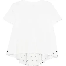 Блузка с оборками и узором в горох Блузка с оборками и узором в горох