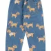 Эластичные брюки с принтом собак