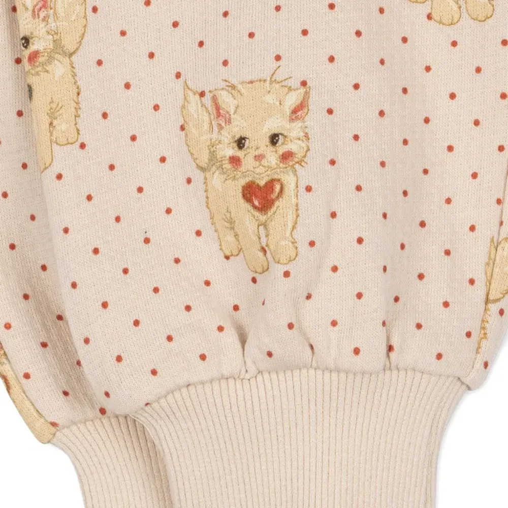 Брюки в горошек на завязках