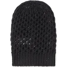 Шапка-бини с пайетками