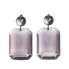 Прямоугольные серьги-подвески