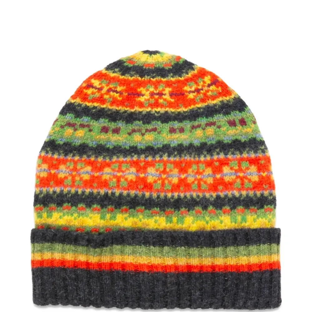 Шапка-бини в стиле фэр-айл