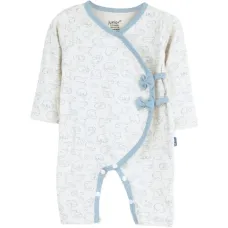 Комбинезон с бантом и анималистичным принтом