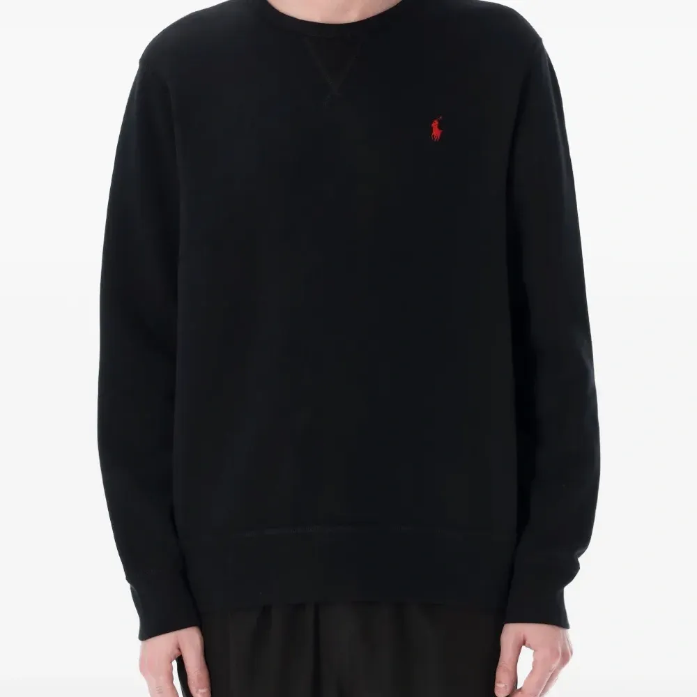 Толстовка с круглым вырезом и логотипом