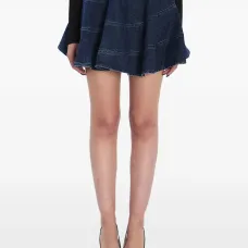 Джинсовая юбка мини