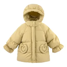 Пуховик с карманом в форме сердца Пуховик с карманом в форме сердца