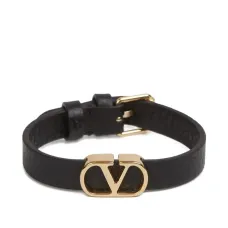 Кожаный браслет с логотипом VLogo