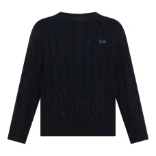 Свитер с косами