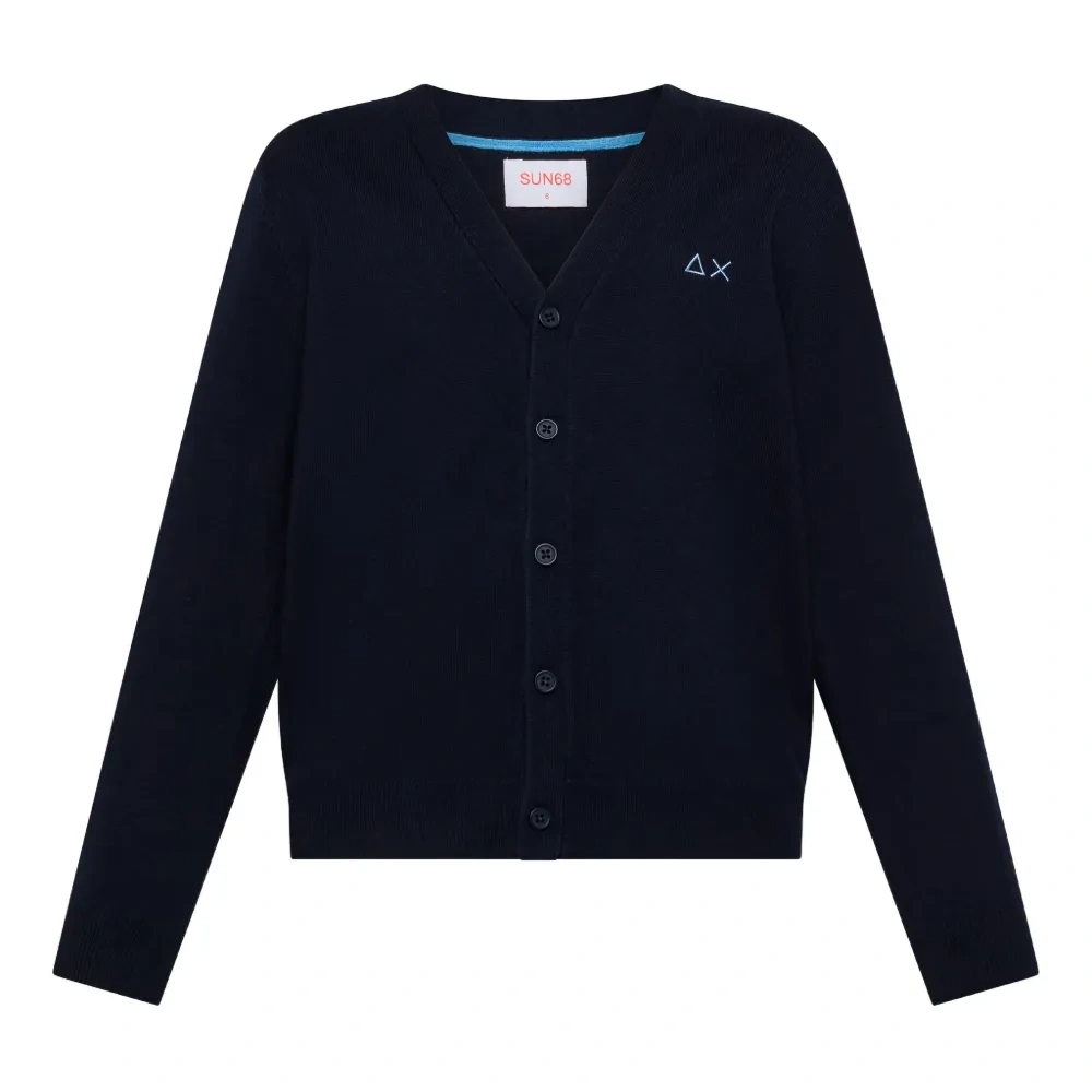 Кардиган с вышивкой и пуговицами