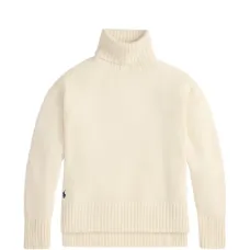 Джемпер с длинными рукавами и воротником-гольф