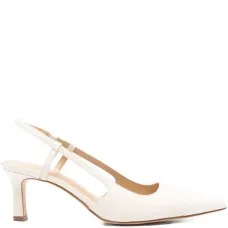 Кожаные туфли-лодочки с ремешком сзади Кожаные туфли-лодочки с ремешком сзади