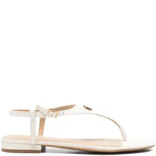 Кожаные сандалии с ремешком между пальцами