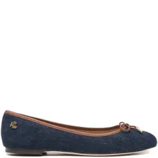 Балетки с бантом