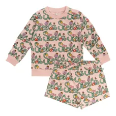 Комплект с шортами с принтом логотипа Комплект с шортами с принтом логотипа