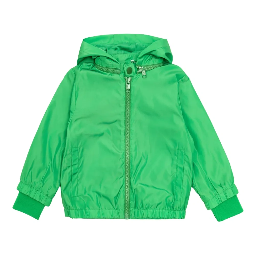 Куртка с капюшоном и принтом