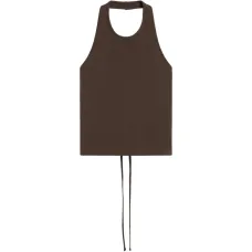 Топ из джерси с воротником-халтер