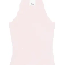 Майка в рубчик с фигурным краем Майка в рубчик с фигурным краем