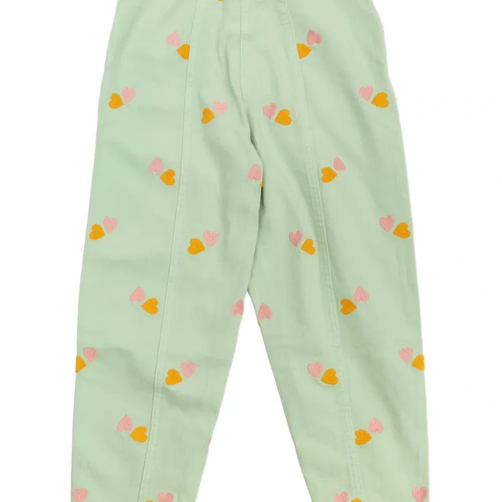 Брюки с сердечками