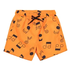 Плавательные шорты с графическим узором и шнурком