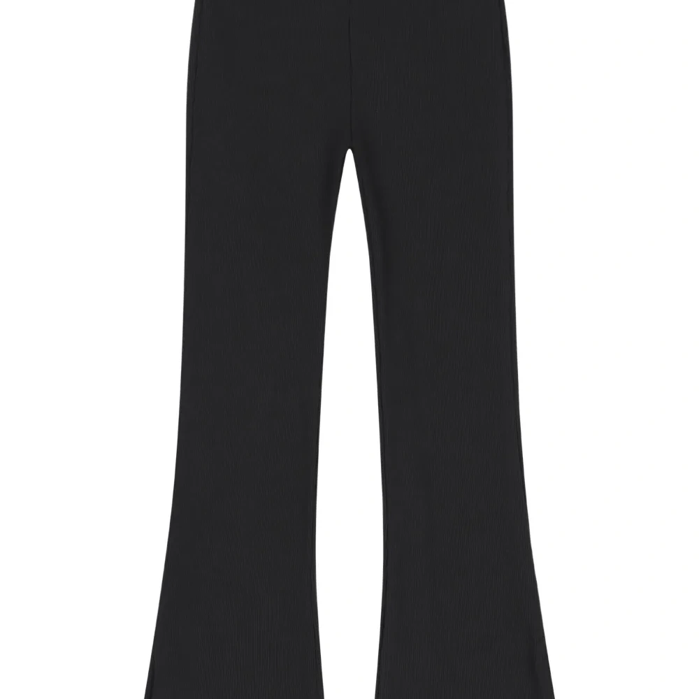 Ребристые брюки с логотипом