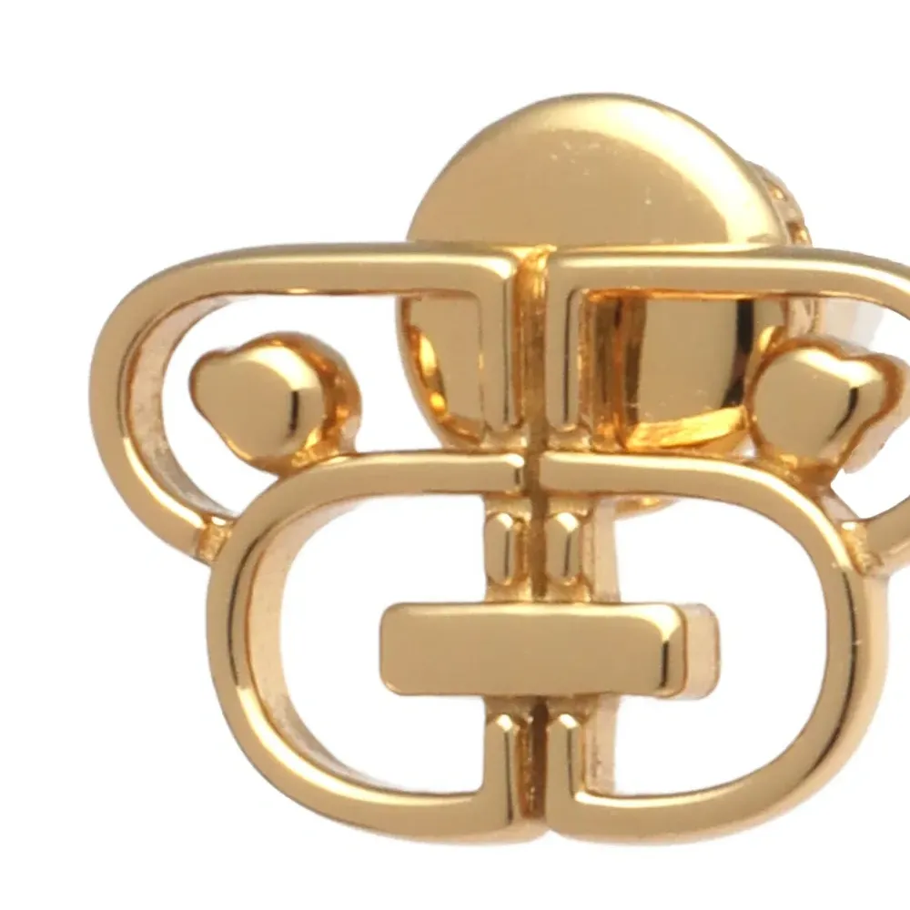 Серьги-гвоздики с логотипом