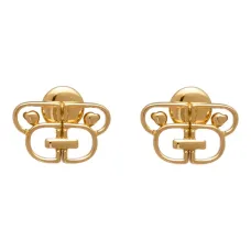 Серьги-гвоздики с логотипом