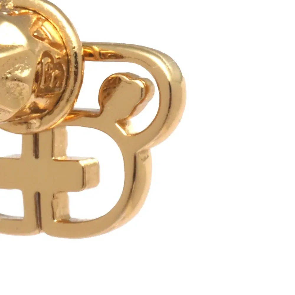 Серьги-гвоздики с логотипом