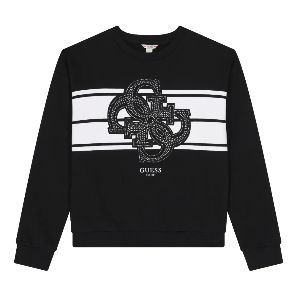 Полосатый свитшот с логотипом