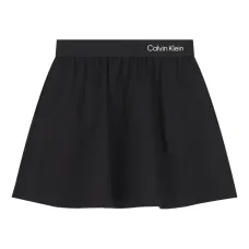 Юбка с вышитым логотипом