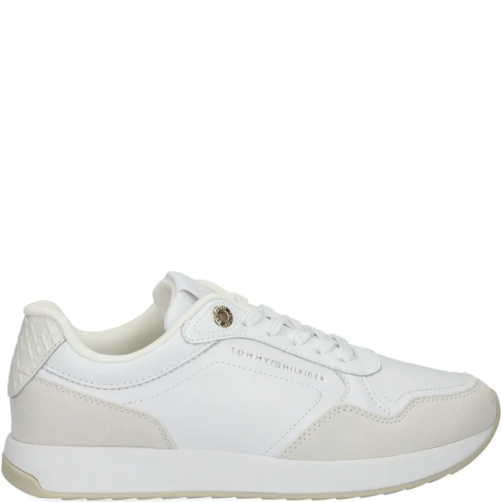 Кожаные кеды с логотипом