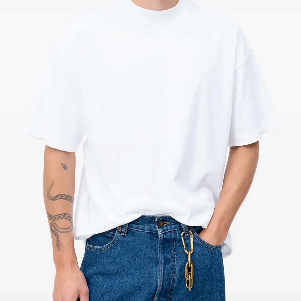 Футболка с короткими рукавами и воротником-стойкой Mick