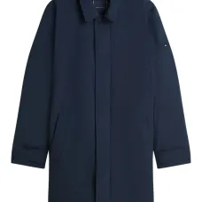 Пальто с воротником и потайной застёжкой