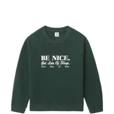 Свитшот с принтом-слоганом