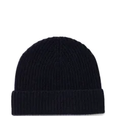 Шапка-бини из рубчатого трикотажа