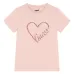 Футболка с логотипом в виде сердца, украшенным пайетками