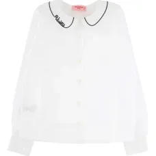 Рубашка с вышитым воротником