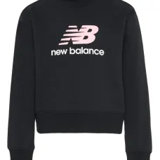 Свитшот с логотипом и круглым вырезом