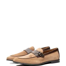 Лоферы с ремешком и пряжкой