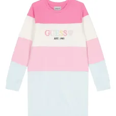 Платье с вышитым логотипом