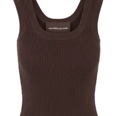 Майка Liane в рубчик с круглым вырезом Майка Liane в рубчик с круглым вырезом