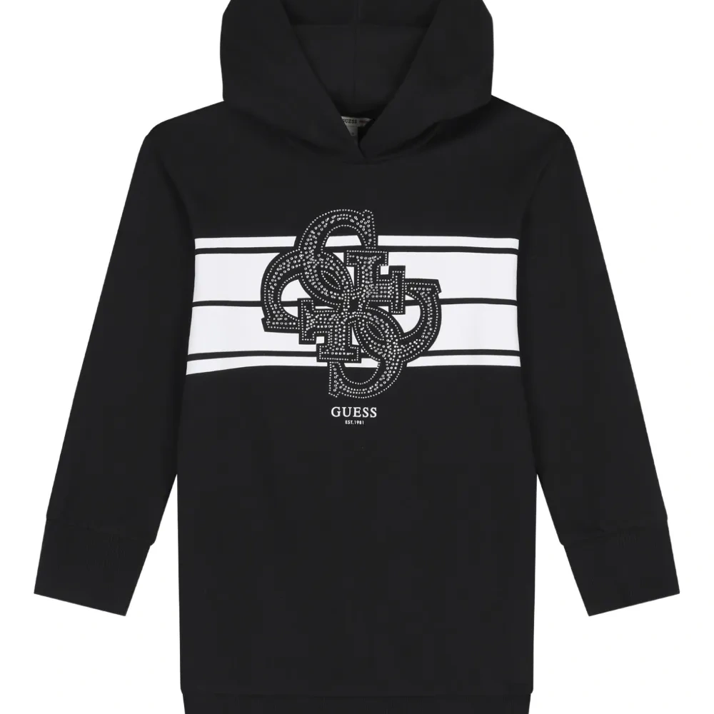 Платье с капюшоном и логотипом 4G