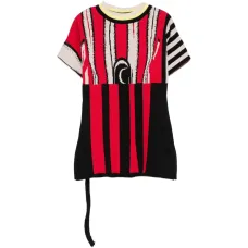 Вязаная футболка в полоску