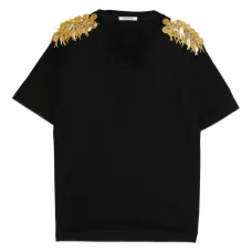 Футболка с аппликацией из пайеток