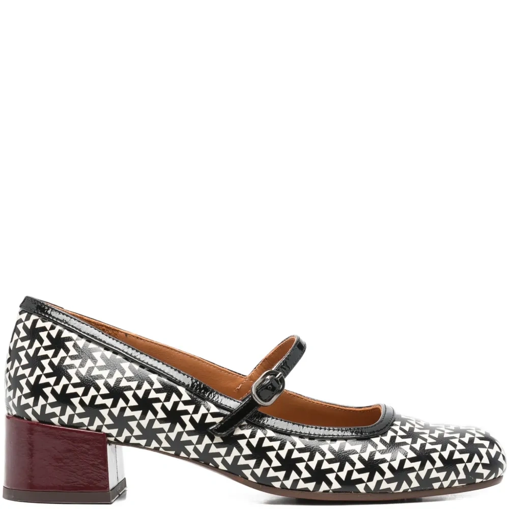 Туфли-лодочки с узором Reni