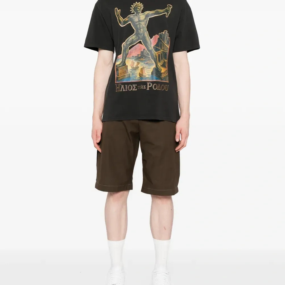 Хлопковая футболка с принтом