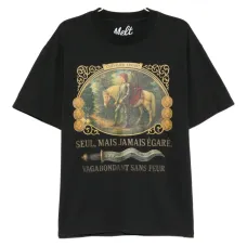 Хлопковая футболка с принтом