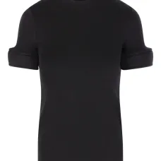 Футболка с поролоновыми манжетами