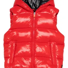 Утепленный жилет с капюшоном