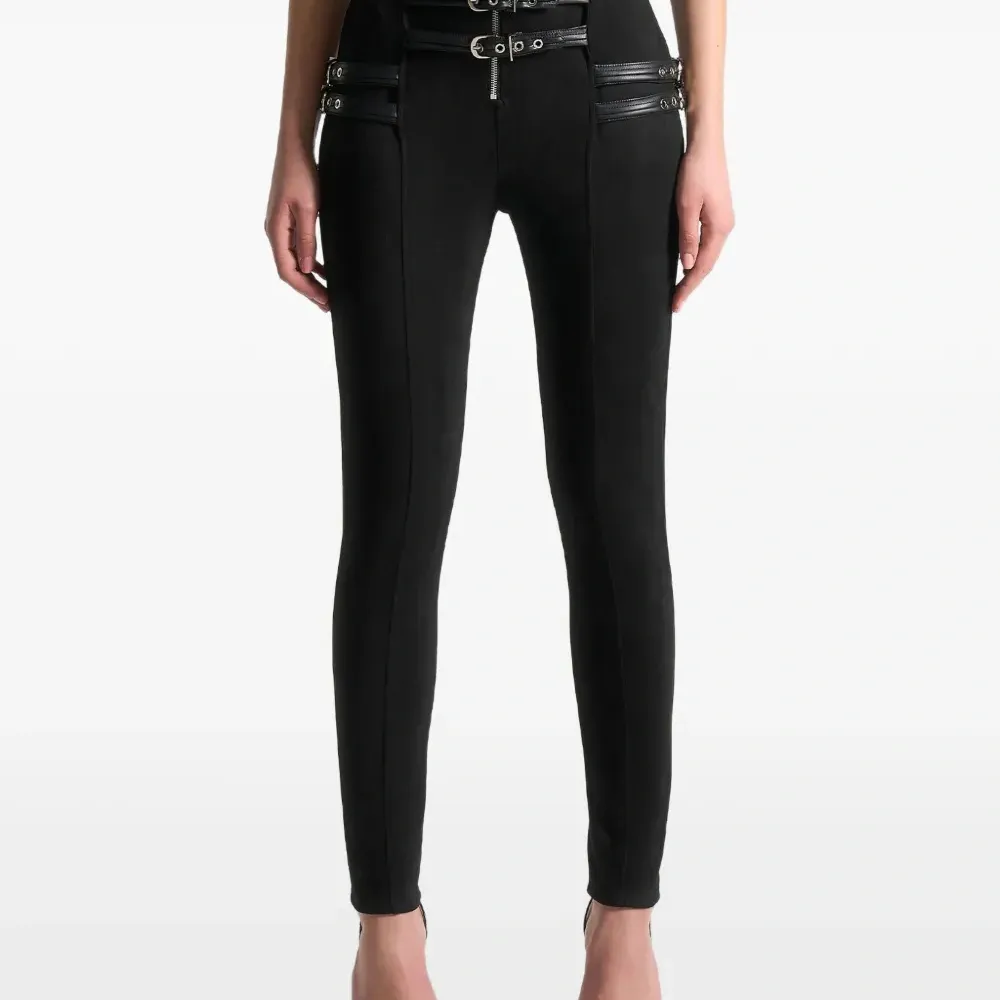 Леггинсы с пряжкой