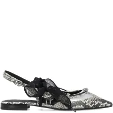 Туфли с тиснением под кожу змеи Туфли с тиснением под кожу змеи